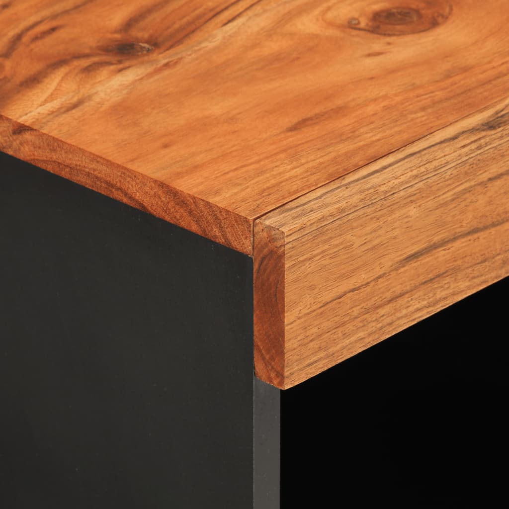 vidaXL TV Cabinet 85x33x43.5 cm Solid Wood Acacia