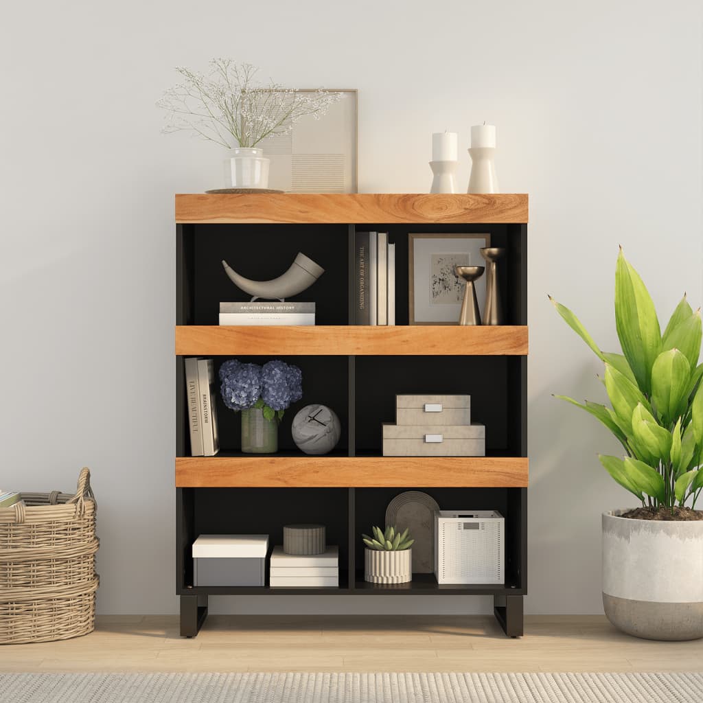 vidaXL Side Cabinet 85x33x107 cm Solid Wood Acacia