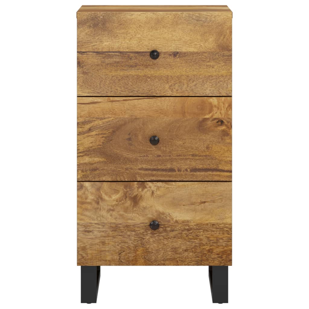 vidaXL Sideboard with 3 Drawers 40x33,5x75 cm Solid Wood Mango