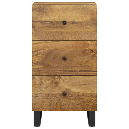 vidaXL Sideboard with 3 Drawers 40x33,5x75 cm Solid Wood Mango