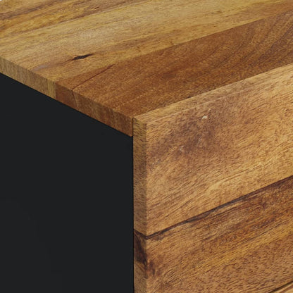vidaXL Sideboard with 3 Drawers 40x33,5x75 cm Solid Wood Mango