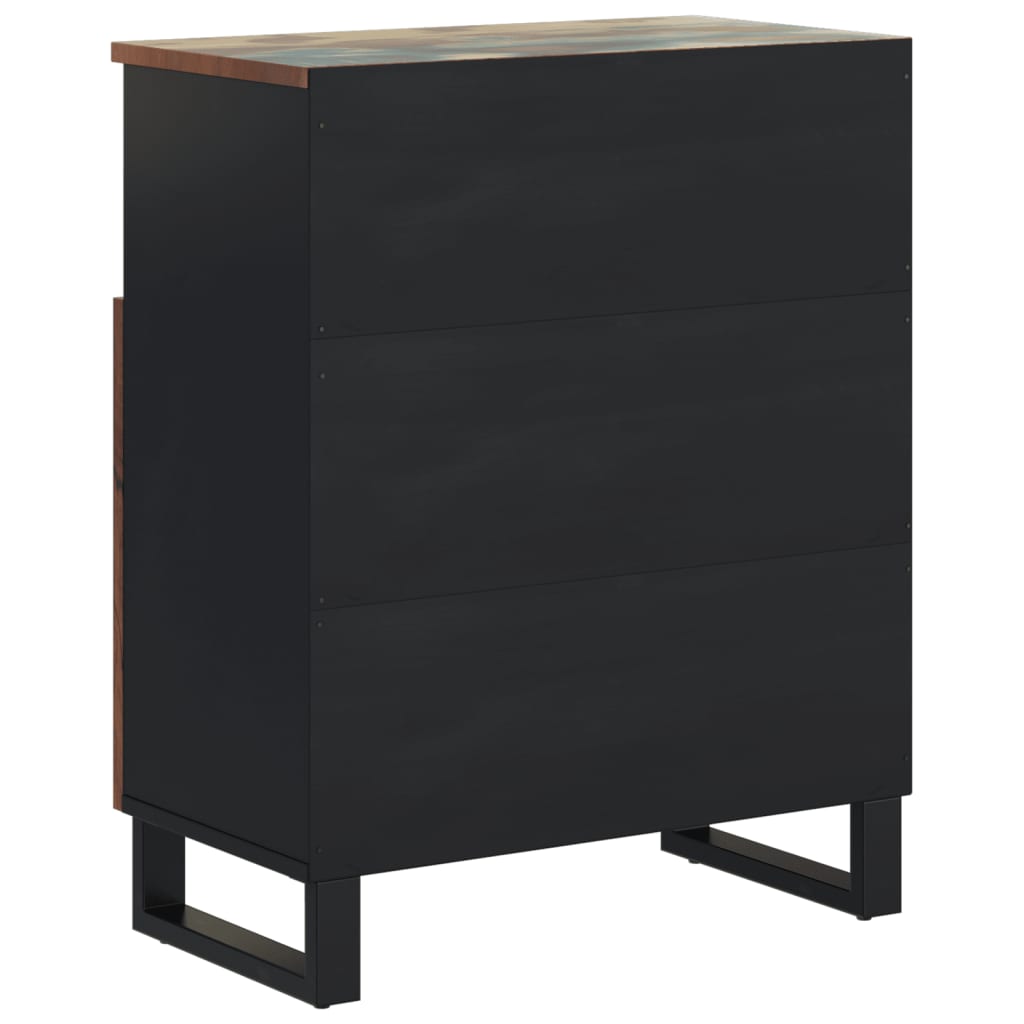 vidaXL Sideboard with 2 Doors 60x33x75 cm Solid Wood Reclaimed
