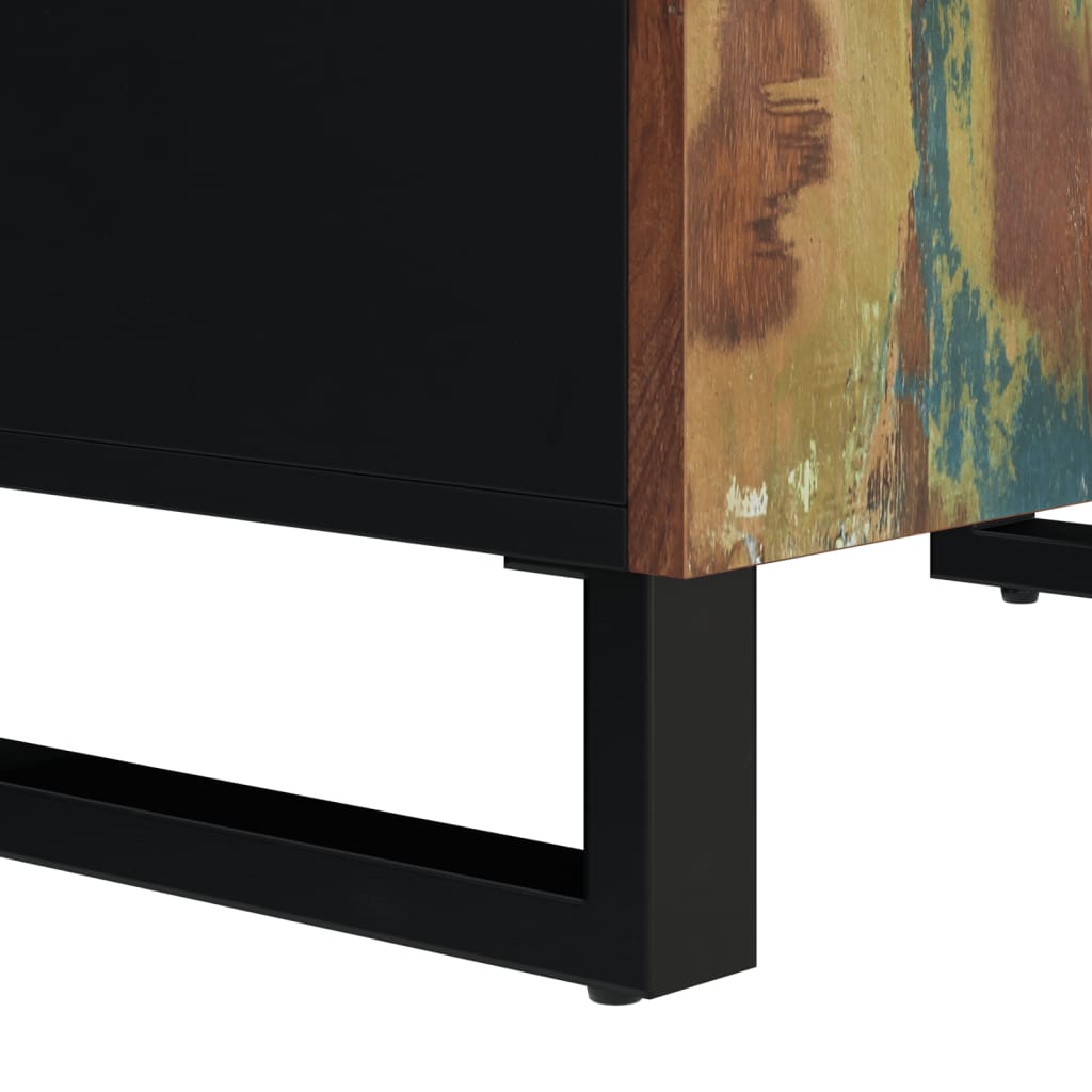 vidaXL Sideboard with 2 Doors 60x33x75 cm Solid Wood Reclaimed