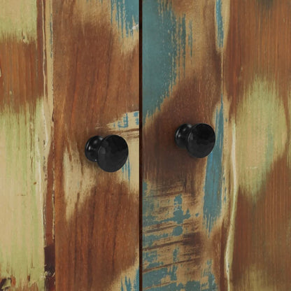 vidaXL Sideboard with 2 Doors 60x33x75 cm Solid Wood Reclaimed