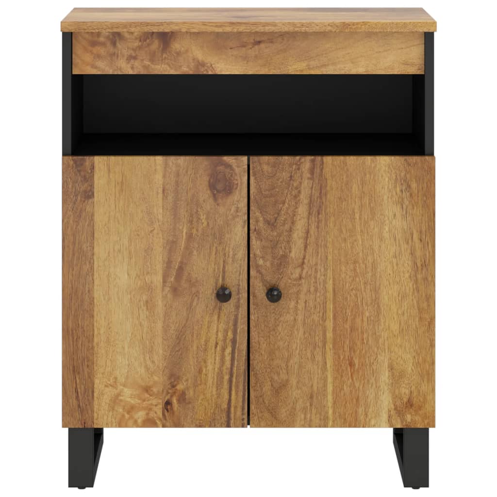 vidaXL Sideboard with 2 Doors 60x33x75 cm Solid Wood Mango