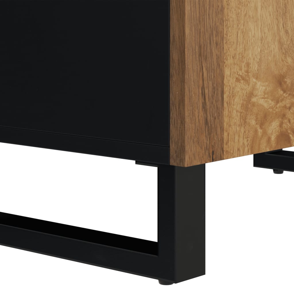 vidaXL Sideboard with 2 Doors 60x33x75 cm Solid Wood Mango