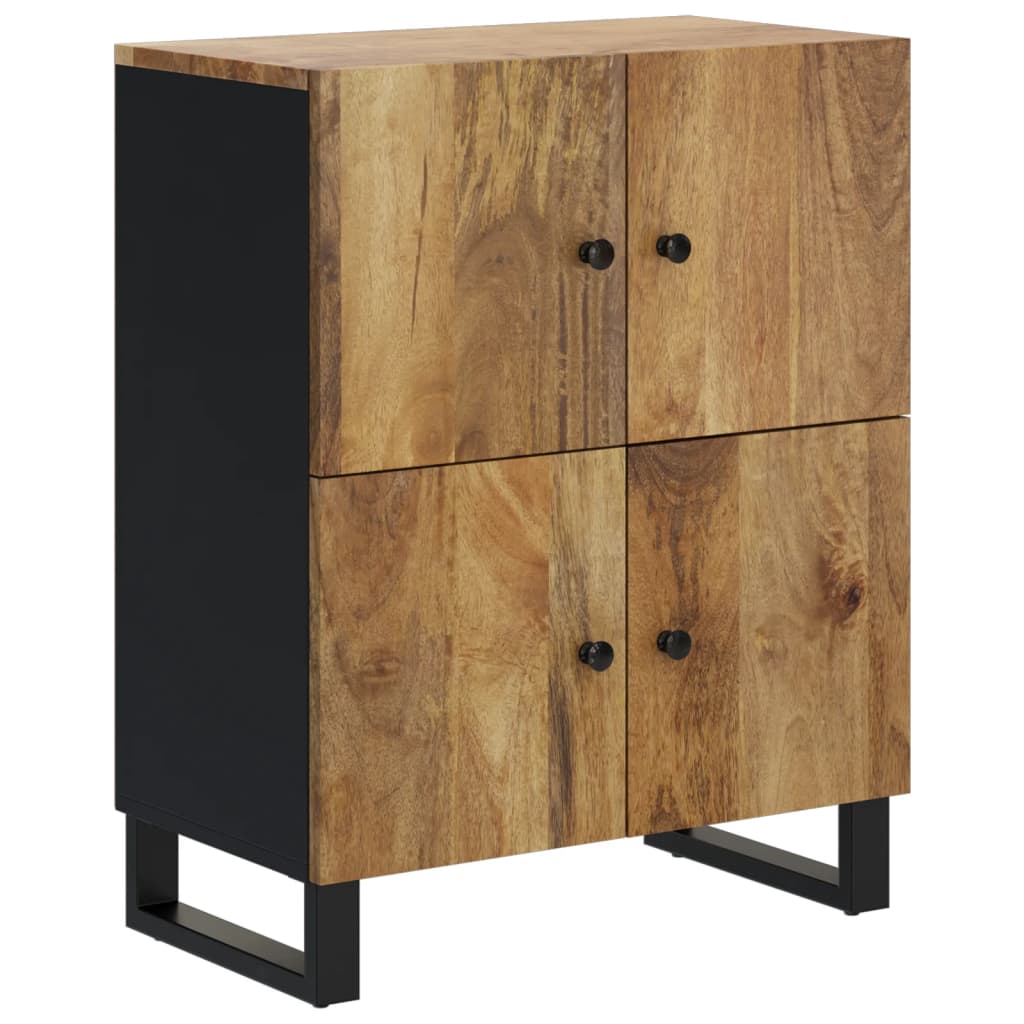 vidaXL Sideboard with 4 Doors 60x33x75 cm Solid Wood Mango