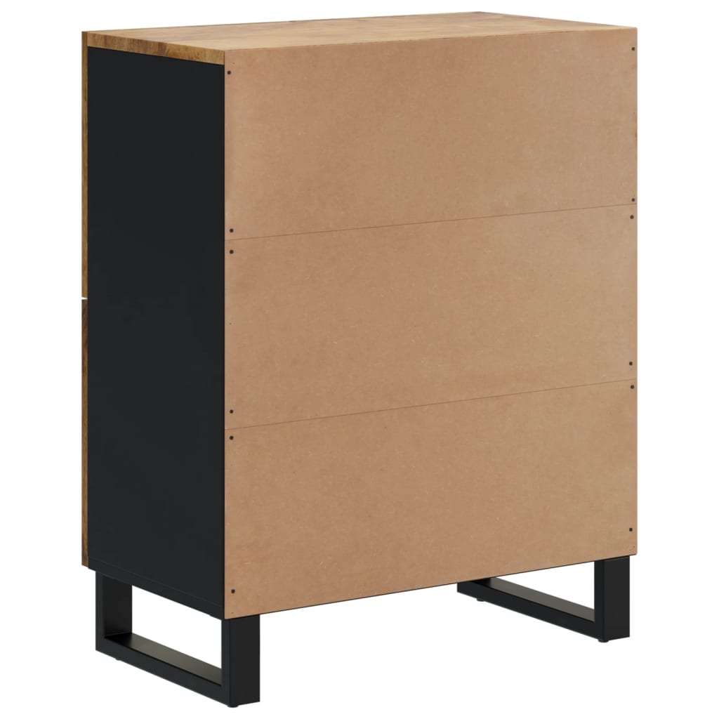 vidaXL Sideboard with 4 Doors 60x33x75 cm Solid Wood Mango