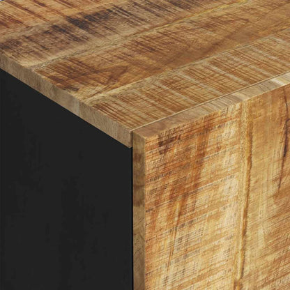 vidaXL Sideboard with 2 Doors 90x33x75 cm Solid Wood Mango