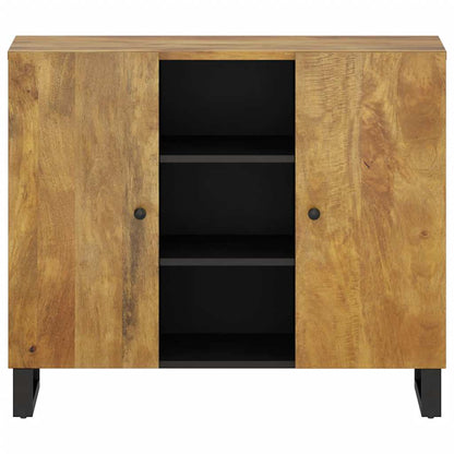 vidaXL Sideboard with 2 Doors 90x33x75 cm Solid Wood Mango