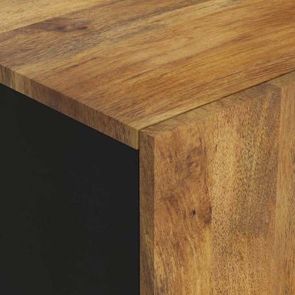 vidaXL Sideboard with 2 Doors 90x33x75 cm Solid Wood Mango