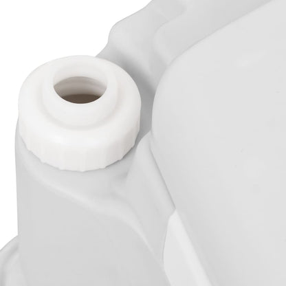 vidaXL Wheeled Water Tank for Camping 30 L Grey