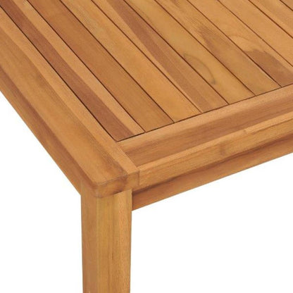 vidaXL 5 Piece Garden Dining Set Solid Wood Teak
