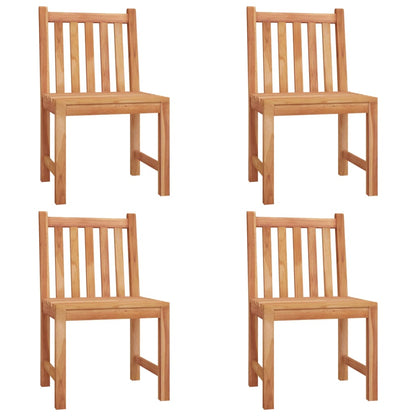 vidaXL 5 Piece Garden Dining Set Solid Wood Teak