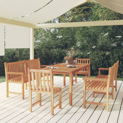 vidaXL Garden Dining Set | Teak | Solid Teak Wood | Large | Durable