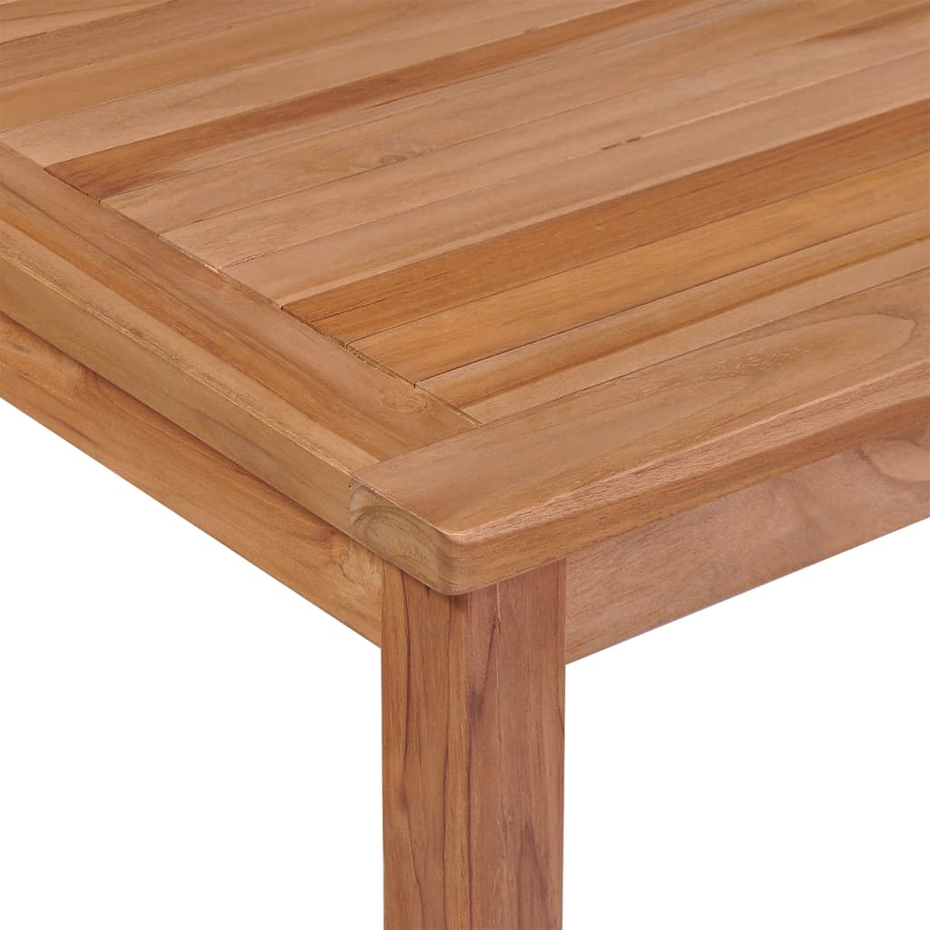 vidaXL 5 Piece Garden Dining Set Solid Wood Teak