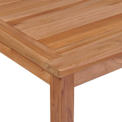 vidaXL 5 Piece Garden Dining Set Solid Wood Teak