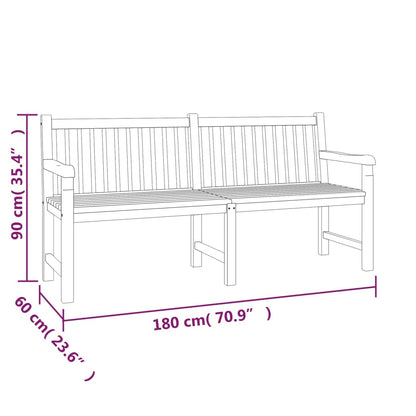 vidaXL 5 Piece Garden Dining Set Solid Wood Teak