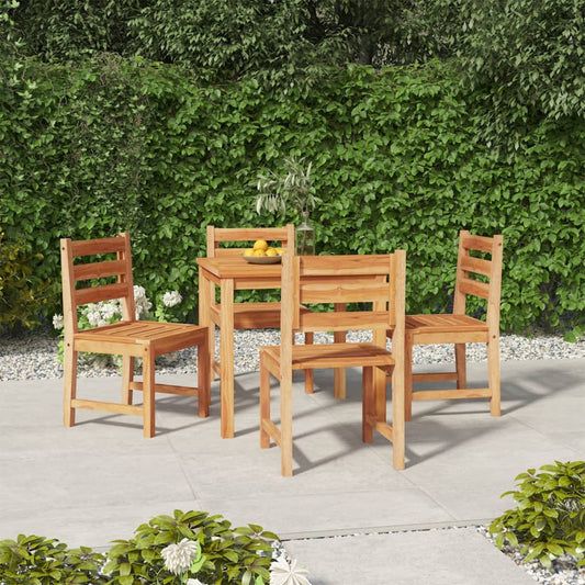 vidaXL Garden Dining Set | Teak | Solid teak wood | Medium