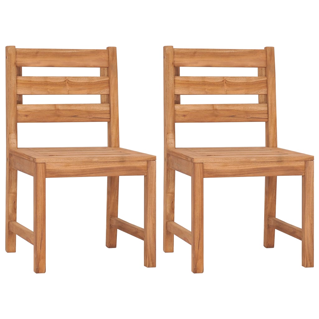 vidaXL Garden Dining Set | Teak | Solid teak wood | 3 piece set