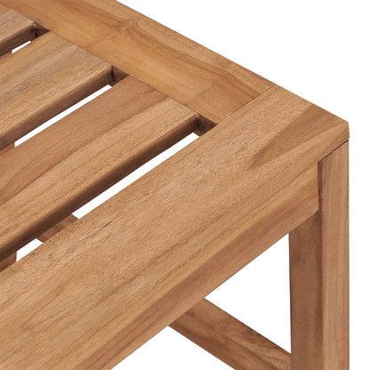 vidaXL Garden Dining Set | Teak | Solid teak wood | 3 piece set