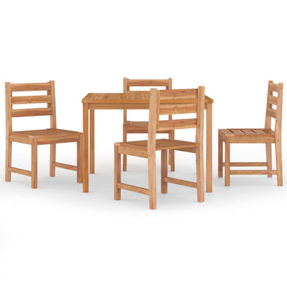 vidaXL Garden Dining Set | Natural Teak | Solid Teak Wood | Standard