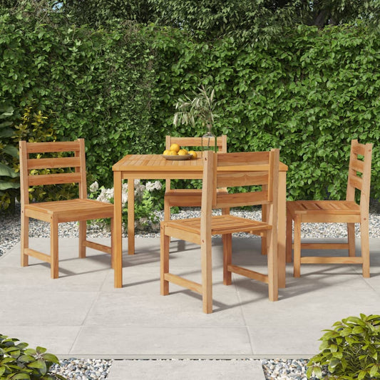 vidaXL Garden Dining Set | Natural Teak | Solid Teak Wood | Standard