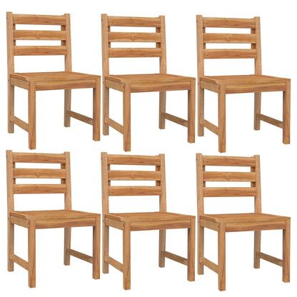 vidaXL 7 Piece Garden Dining Set Solid Wood Teak