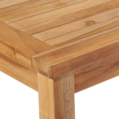 vidaXL 7 Piece Garden Dining Set Solid Wood Teak