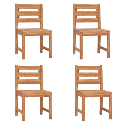 vidaXL Garden Dining Set | Natural Wood | Solid Teak Wood | Standard | Durable