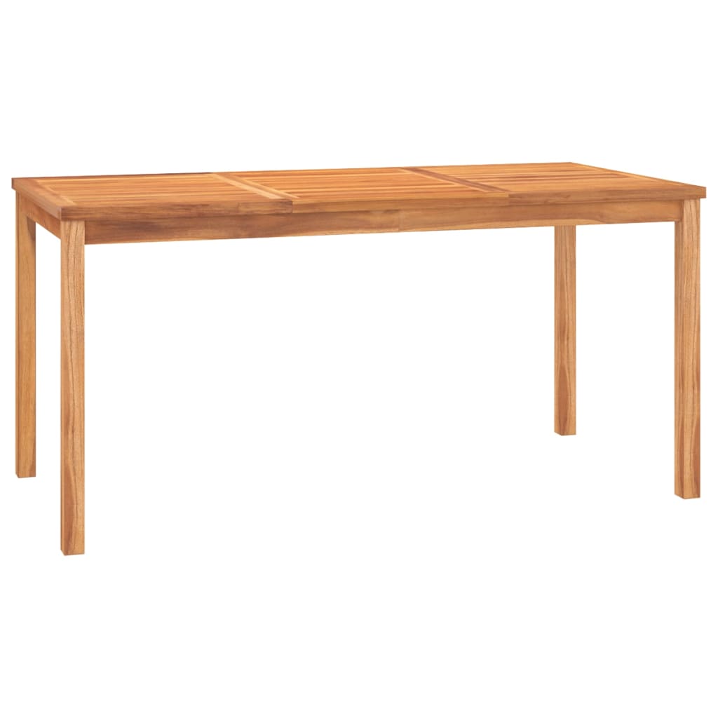vidaXL Garden Dining Set | Natural Wood | Solid Teak Wood | Standard | Durable
