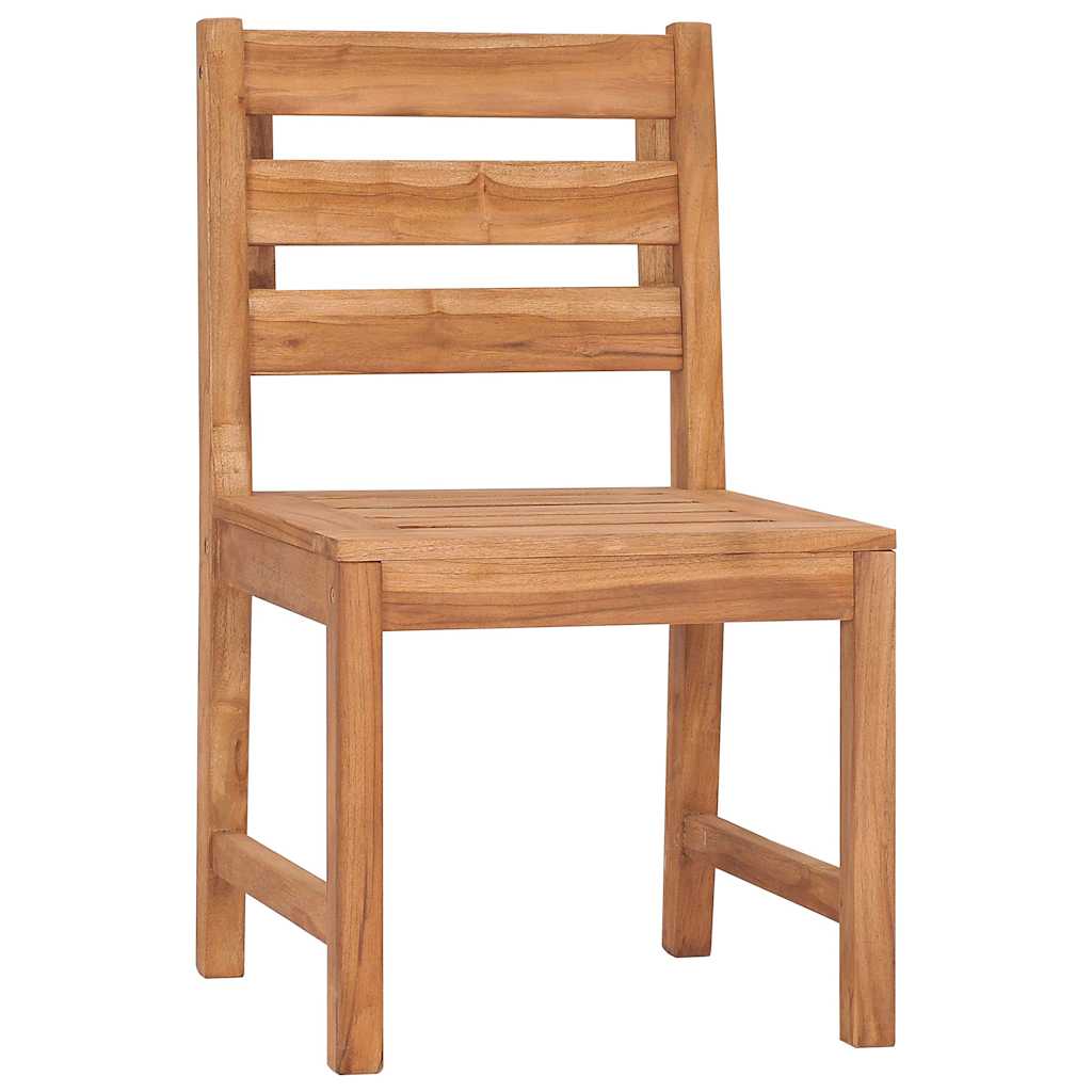 vidaXL Garden Dining Set | Natural Teak | Solid Teak Wood | 6 Seater | Durable