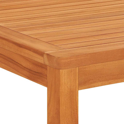 vidaXL Garden Dining Set | Natural Teak | Solid Teak Wood | 6 Seater | Durable