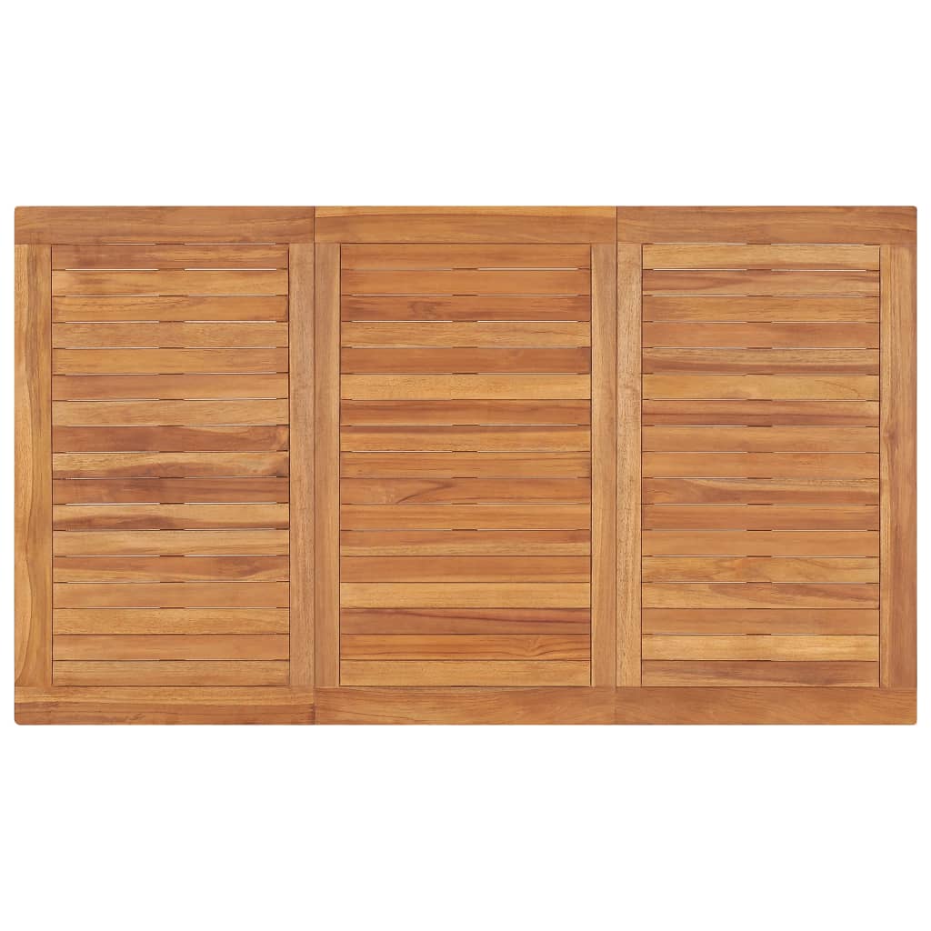 vidaXL 4 Piece Garden Dining Set Solid Wood Teak
