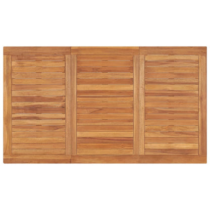 vidaXL 4 Piece Garden Dining Set Solid Wood Teak