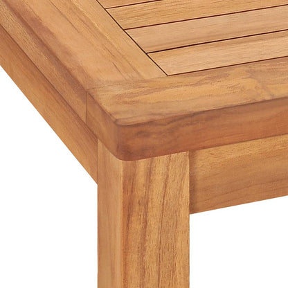 vidaXL 4 Piece Garden Dining Set Solid Wood Teak