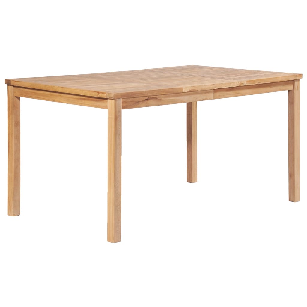 vidaXL 4 Piece Garden Dining Set Solid Wood Teak