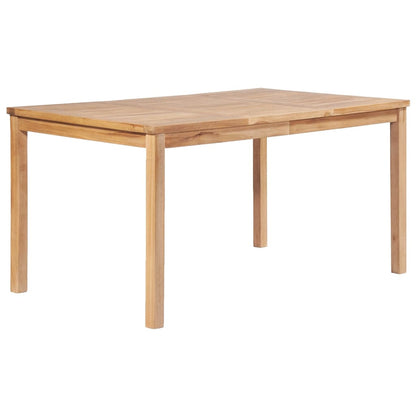 vidaXL 4 Piece Garden Dining Set Solid Wood Teak
