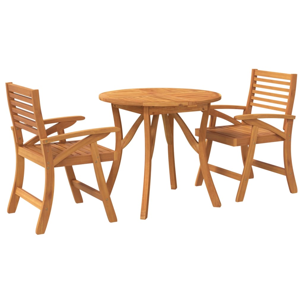 vidaXL Garden Dining Set | Brown | Solid acacia wood | Medium | Durable