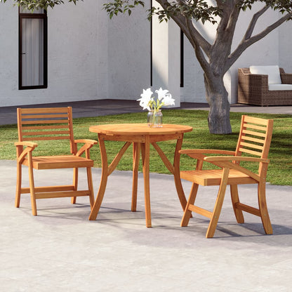 vidaXL Garden Dining Set | Brown | Solid acacia wood | Medium | Durable