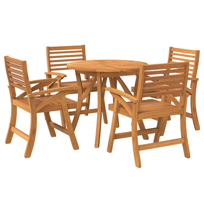 vidaXL 5 Piece Garden Dining Set Solid Wood Acacia