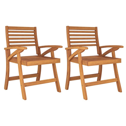 vidaXL Garden Dining Set | Natural Wood | Solid Acacia wood | Medium | Durable