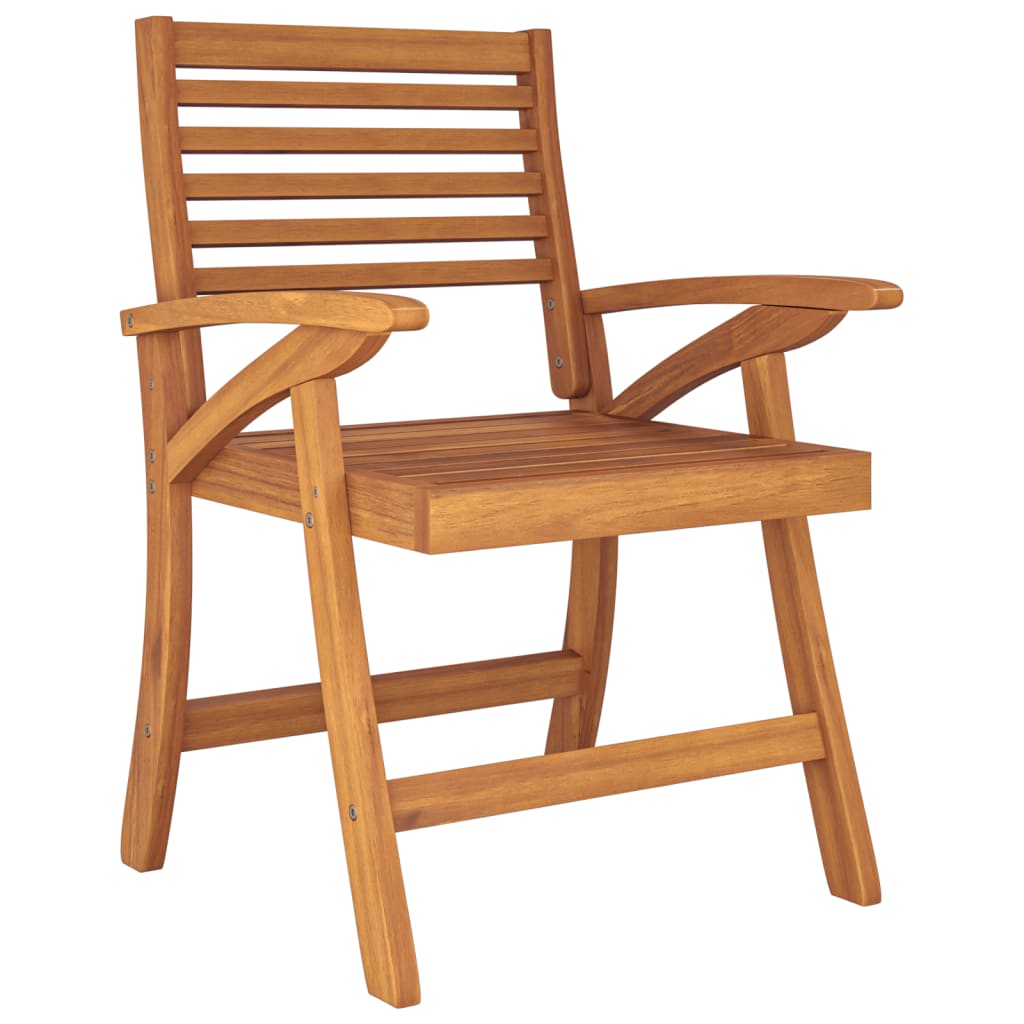 vidaXL Garden Dining Set | Natural Wood | Solid Acacia wood | Medium | Durable