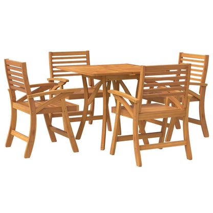 vidaXL Garden Dining Set | Natural wood | Solid acacia wood with an oil finish