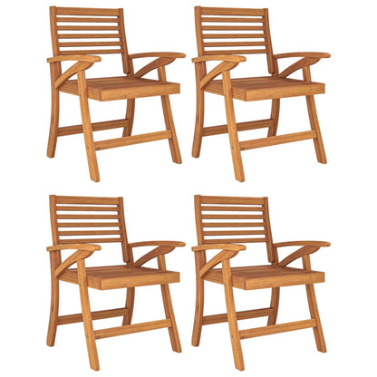 vidaXL Garden Dining Set | Natural wood | Solid acacia wood with an oil finish