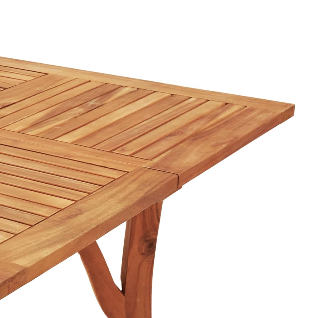 vidaXL Garden Dining Set | Natural wood | Solid acacia wood with an oil finish