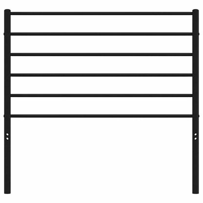 vidaXL Headboard | Black | Steel | 107 cm mattress width | Classic/Traditional