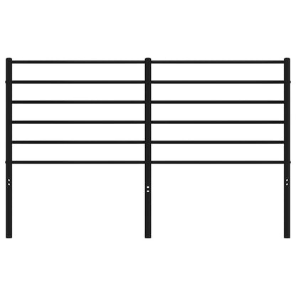 vidaXL Metal Replace Headboard Black 135 cm
