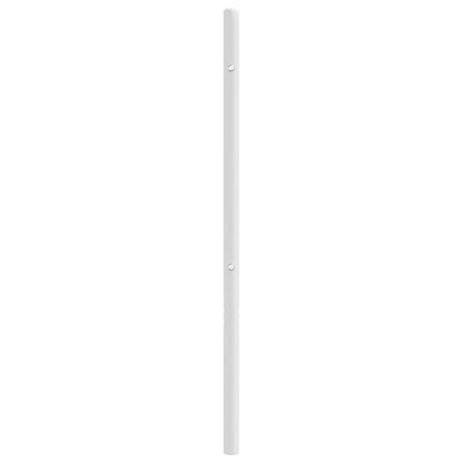 vidaXL Headboard | White | Powder-Coated Steel | Single Bed Headboard | Durable