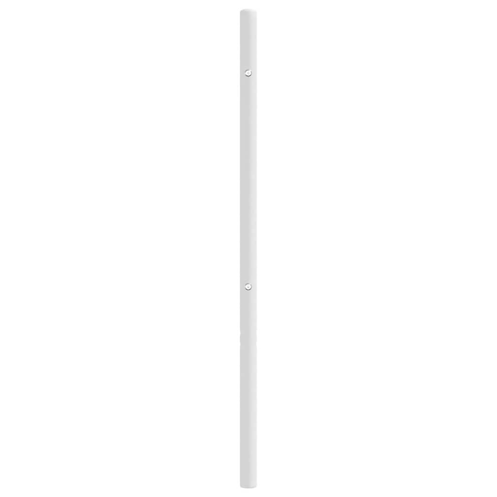 vidaXL Metal Replace Headboard White 135 cm